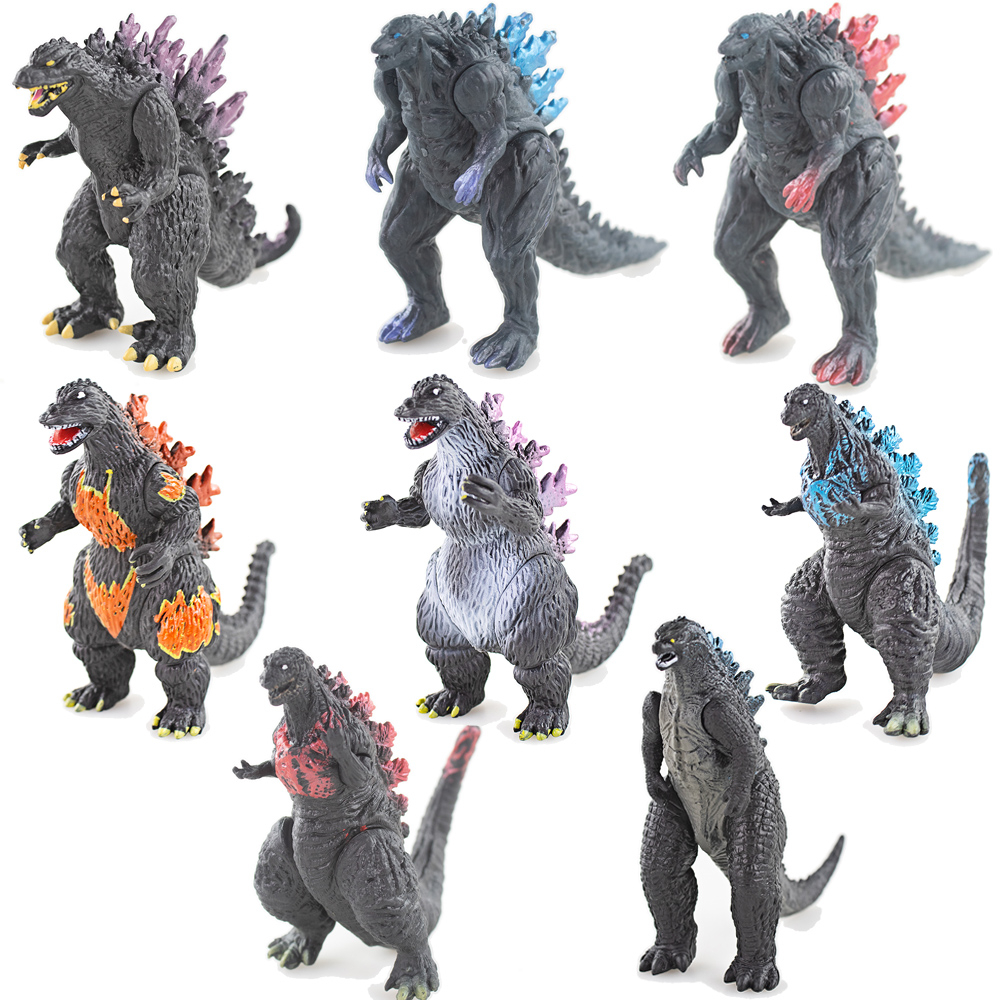DISNEY Nhân Vật Godzilla vs 9 Kiểu 8cm 9 Kiểu Mô Hình Đồ Chơi Nhân Vật Godzilla King of Monsters King Ghidorah