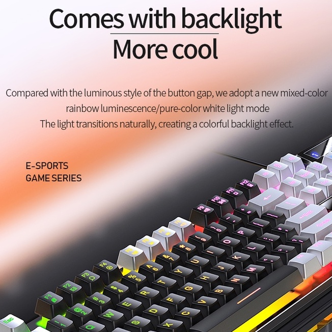 Bộ Bàn Phím Và Chuột Cơ USB Có Dây Bằng Kim Loại Màu Tím / Hồng Dễ Thương Cho PC / laptop