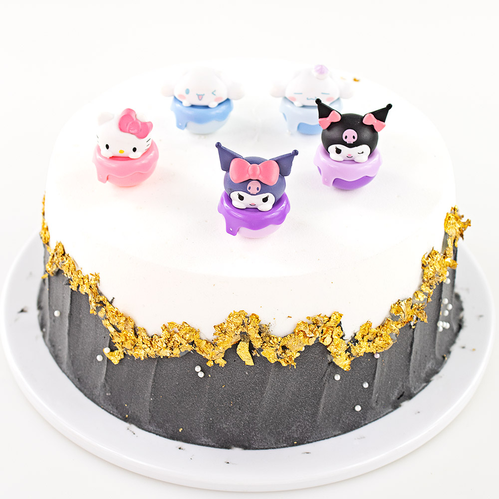 Set 5 Mô Hình Nhân Vật sanrio hello kitty 3cm Trang Trí Bánh Kem