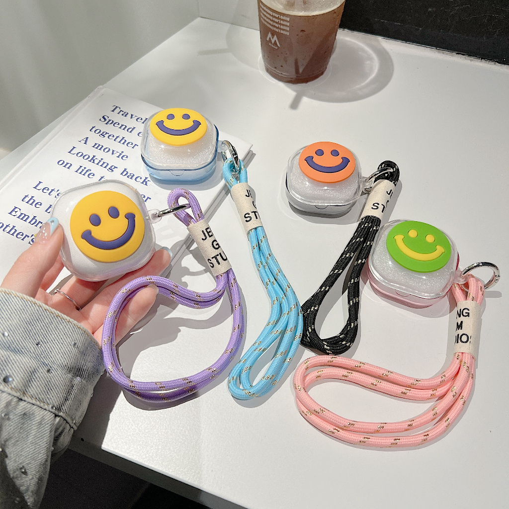 Vỏ Bảo Vệ Hộp Sạc Tai Nghe Samsung Galaxy Buds 2 / Galaxy Buds Pro 2 / Galaxy Buds Pro Có Dây Đeo Tiện Dụng