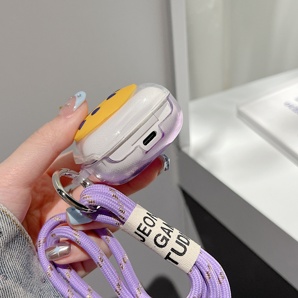 Vỏ Bảo Vệ Hộp Sạc Tai Nghe Samsung Galaxy Buds 2 / Galaxy Buds Pro 2 / Galaxy Buds Pro Có Dây Đeo Tiện Dụng