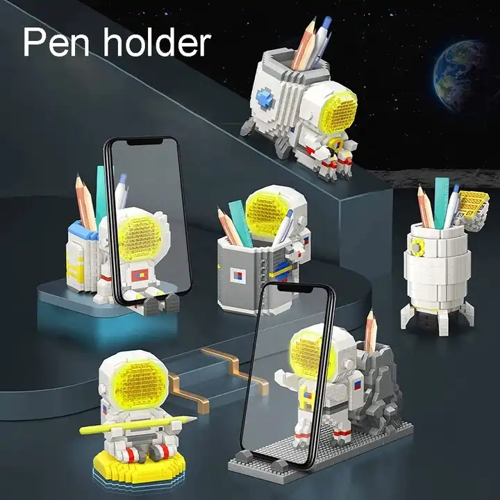 Đồ Chơi Lắp Ráp Mô Hình Phi Hành Gia Hoạt Hình Sáng Tạo Cho Trẻ Em