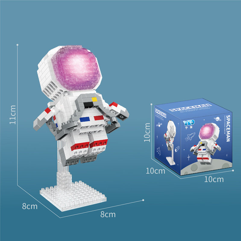 Đồ Chơi Lắp Ráp Mô Hình Phi Hành Gia Dạ Quang Nhiều Mẫu Mã Đa Dạng