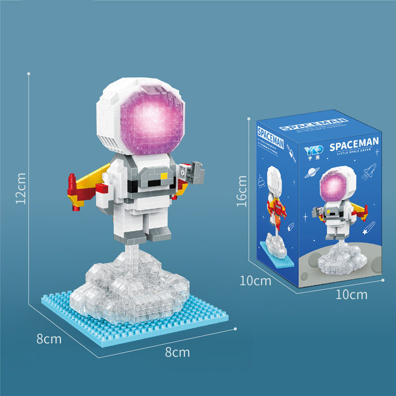 Đồ Chơi Lắp Ráp Mô Hình Phi Hành Gia Dạ Quang Nhiều Mẫu Mã Đa Dạng