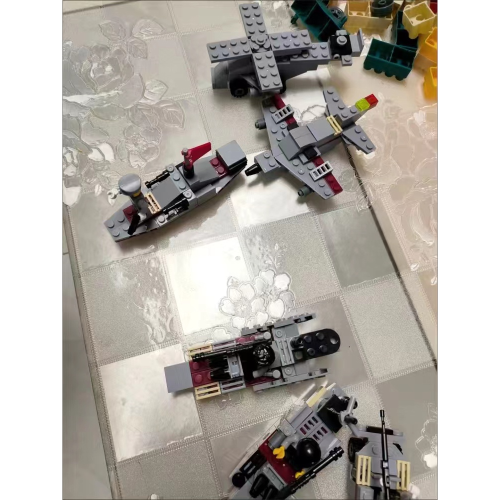 Bộ Đồ Chơi Lắp Ráp Mô Hình Tàu Chiến 1,000 Mảnh