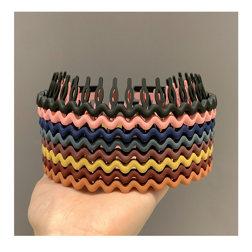 Băng Đô Cài Tóc Răng Cưa Chống Trượt Phong Cách Hàn Quốc Cho Nữ