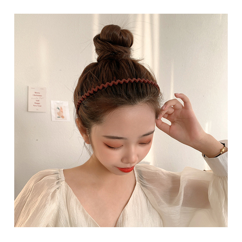 Băng Đô Cài Tóc Răng Cưa Chống Trượt Phong Cách Hàn Quốc Cho Nữ