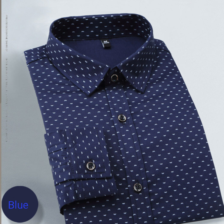 Áo Sơ Mi Nam Dài Tay Họa Tiết Hoa Văn Thời Trang