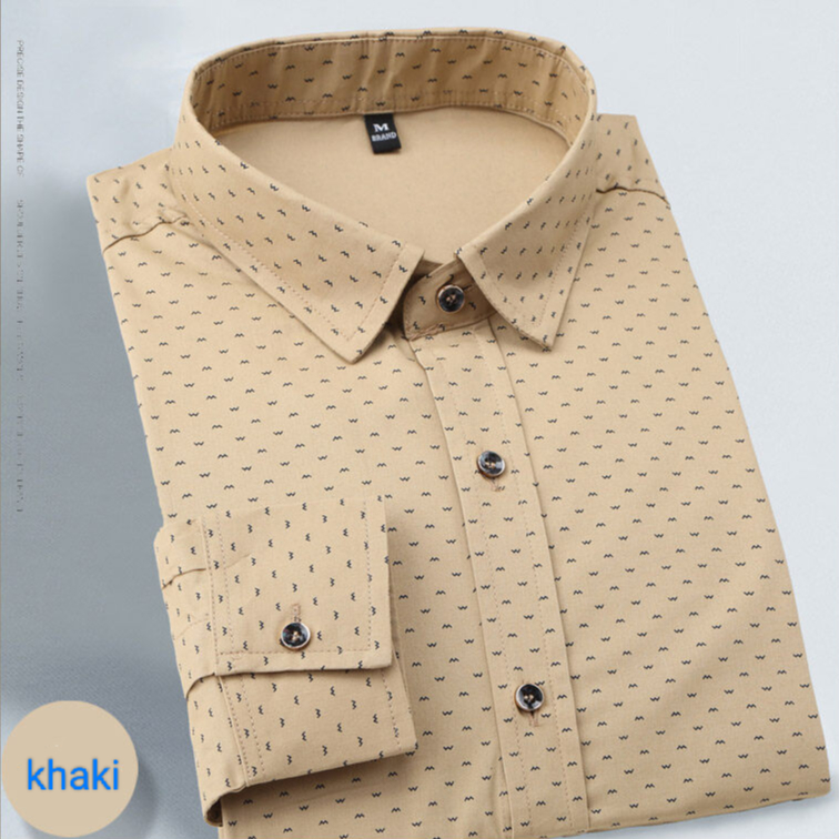 Áo Sơ Mi Nam Dài Tay Họa Tiết Hoa Văn Thời Trang