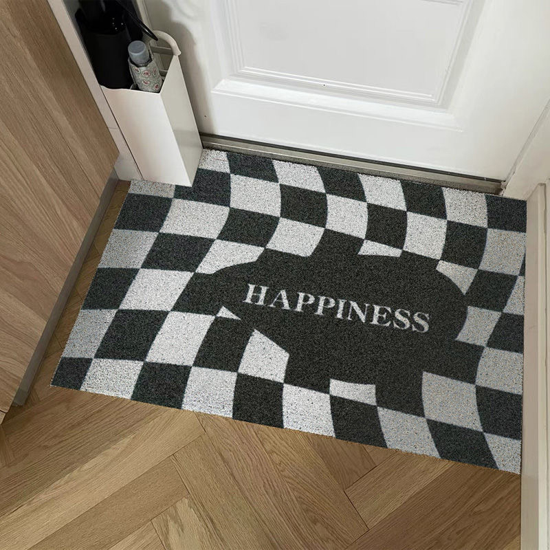 Mauno Checkerboard Nhà Bếp Thảm Có Thể Giặt Hành Lang Nhập Chống Trơn Trượt Lối Vào Chạy Cho Gia Đình Hàng Văn Phòng