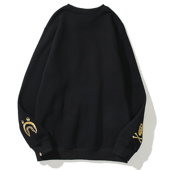 Áo Sweater Dệt Kim BAPE Hoạ Tiết Rằn Ri Phong Cách Thời Trang Mới 0909