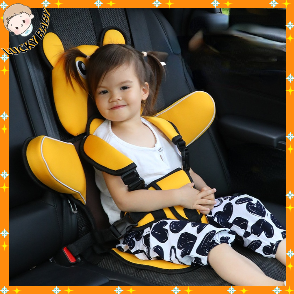 Ghế Ngồi Ô Tô Cho Bé - Đai ghế ngồi ô tô an toàn cho trẻ em - Dây đeo có thể điều chỉnh Có giặt bằng máy đai 5 điểm - HILUCKYBABY