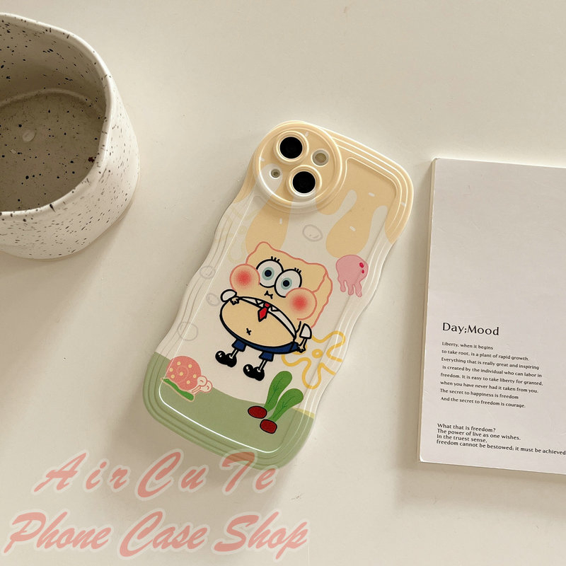Ốp lưng Redmi Note 12 11 11S 10 10S 9 8 7 5 Pro Redmi A1 A2 A2+ Plus 12 12C 10C 10A 9C 9A 9T Xiaomi MI 13T POCO X5 X3 NFC M5s Note12 Note11 Note10 4G 5G Note9 Note8 Note7 Redmi12 2023 Transparent Wave Spongebob Soft Case