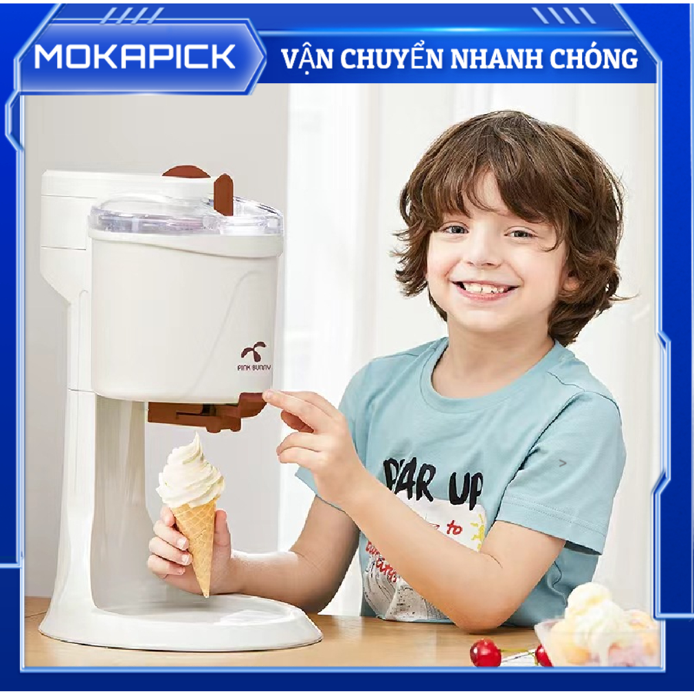 Máy làm kem ốc quế gia đình nhỏ, máy ốc quế tự động, máy làm kem ốc quế Mokapick
