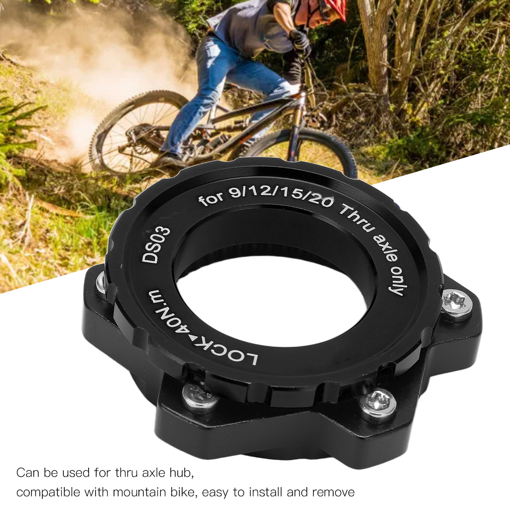 MEIJUN Centerlock đến 6 Bu Lông Lắp Adapter Khóa Hợp Kim Nhôm Trục HUB cho Thru Hub Aiseo Biking