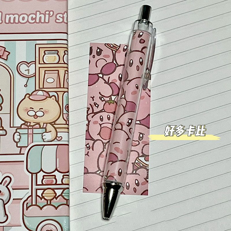 Bút Mực Gel Ngòi 0.5mm In Họa Tiết Hoạt Hình Dễ Thương