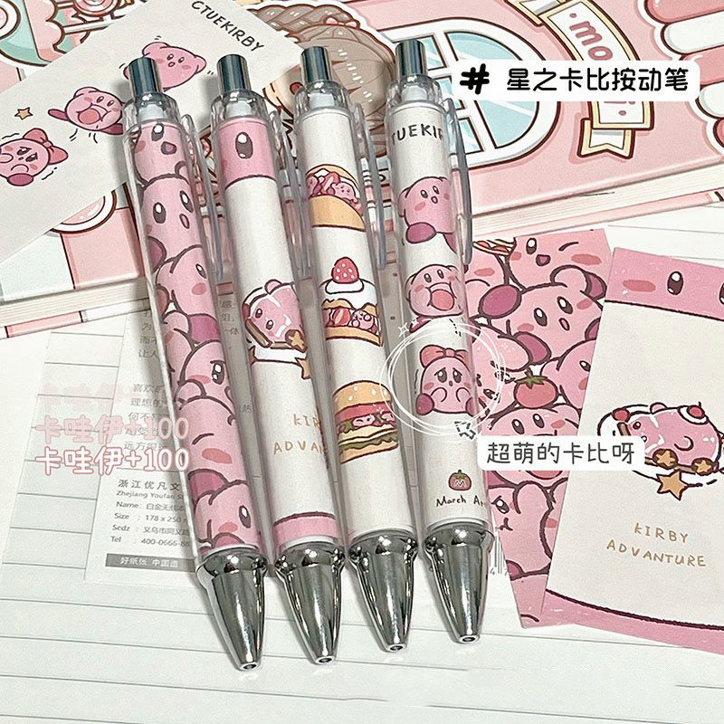 Bút Mực Gel Ngòi 0.5mm In Họa Tiết Hoạt Hình Dễ Thương
