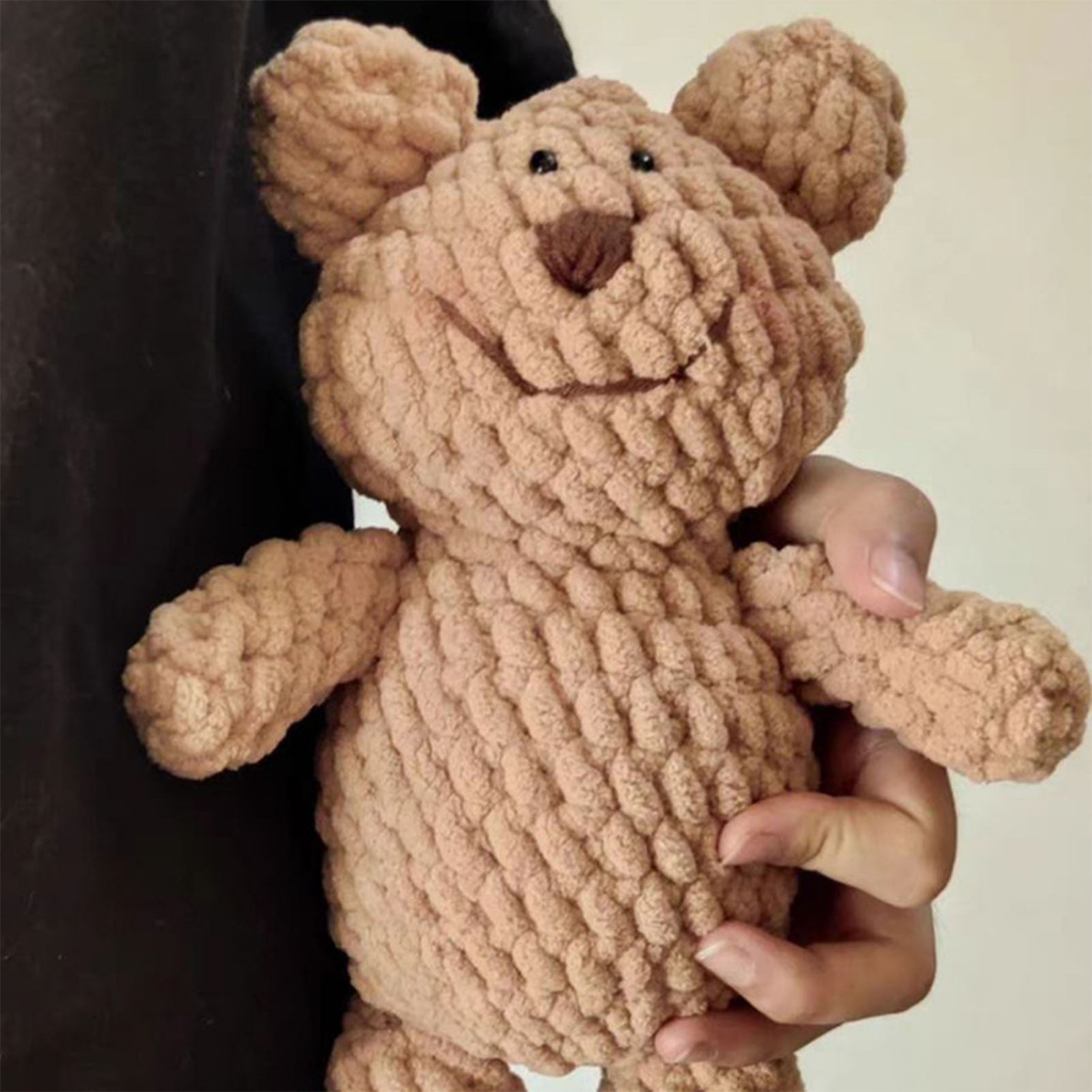 * DIY Gói Nguyên Liệu Tự Móc Len Gấu Teddy Dễ Thương- Quà Tặng Handmade Tự Làm Ý Nghĩa MARGIE K.