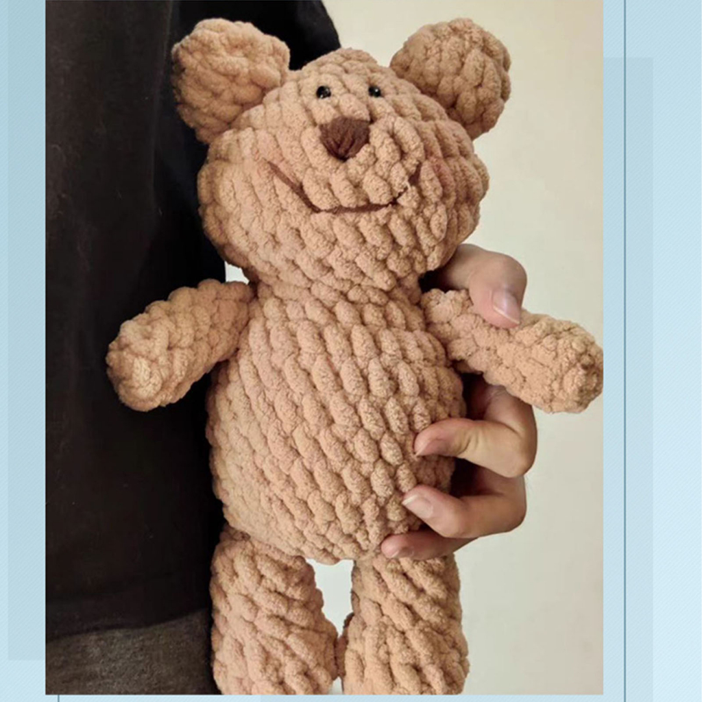 * DIY Gói Nguyên Liệu Tự Móc Len Gấu Teddy Dễ Thương- Quà Tặng Handmade Tự Làm Ý Nghĩa MARGIE K.