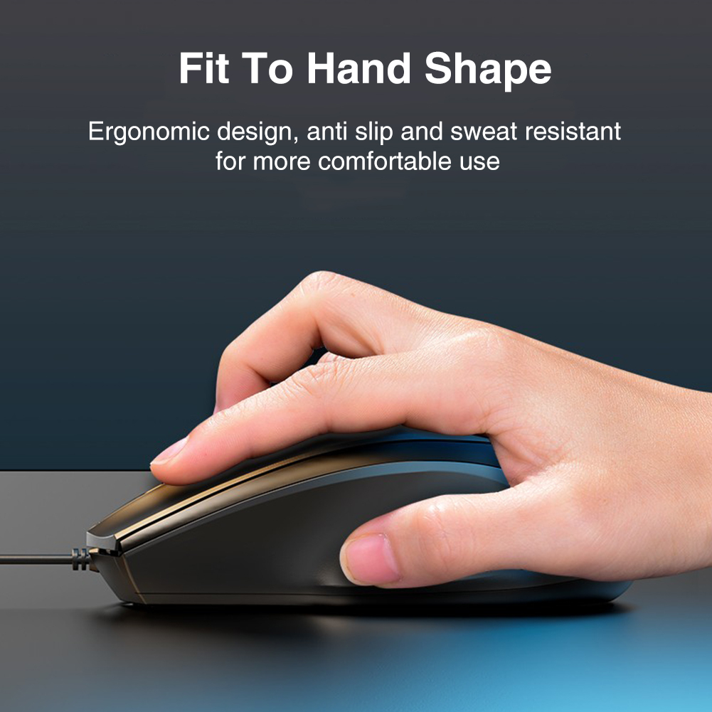 Chuột Gaming HP M150 Quang HọC Có Dây Với 6 NúT BấM + Dây CáP 1000-1600 DPI 1.5M Cho laptop / notebook /