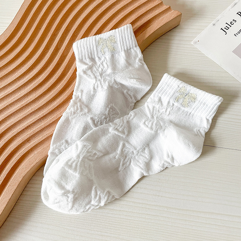 5 mô hình vớ ngắn thời trang vớ dễ thương mô hình kết cấu mềm mại ISS1002