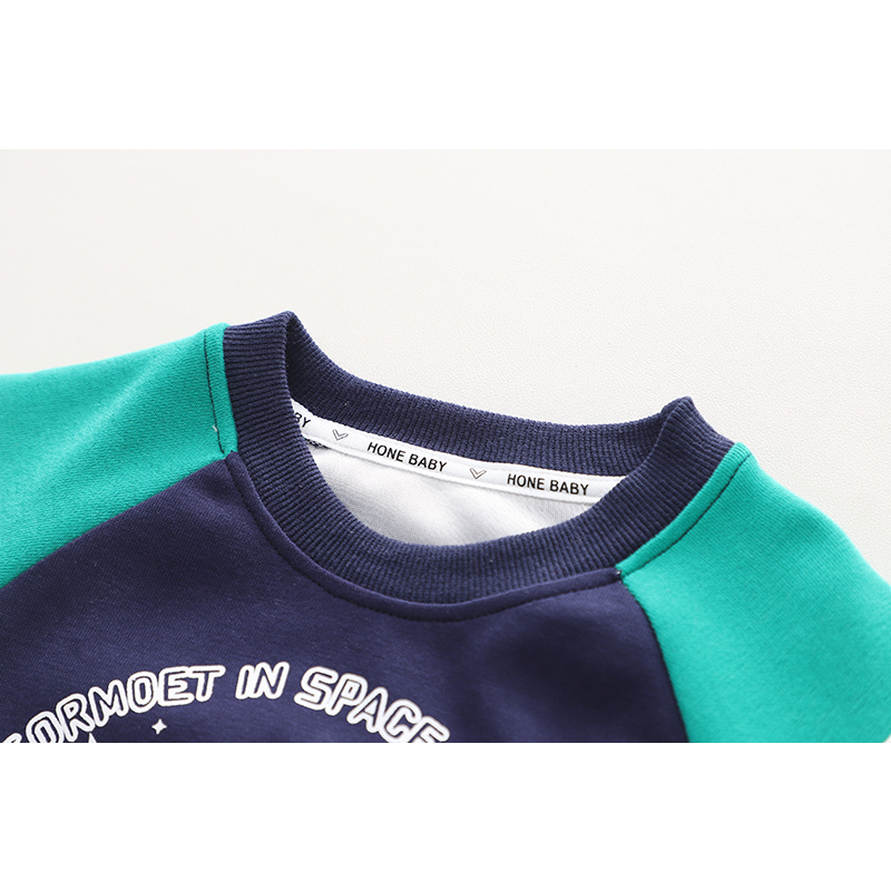 Bộ Áo Sweater + Quần Dài In Hình Phi Hành Gia Phong Cách Hàn Quốc Thời Trang Mùa Thu 2023 Kích Thước 80-120cm