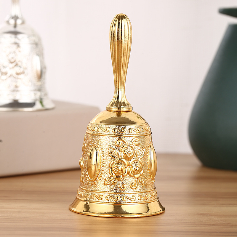 Chuông lắc Cầm Tay Bằng Kim Loại Phong Cách Vintage Chiêu tài