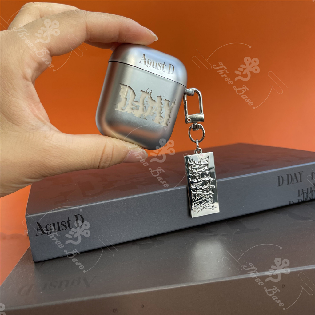 Dday Vỏ Bảo Vệ Hộp Sạc Tai Nghe airpods pro2 2022 gen 3 2022 gen 3 Bằng Kim Loại Có Móc Khóa Hình bts-7 / samsung buds live pro buds 2 2pro 2022