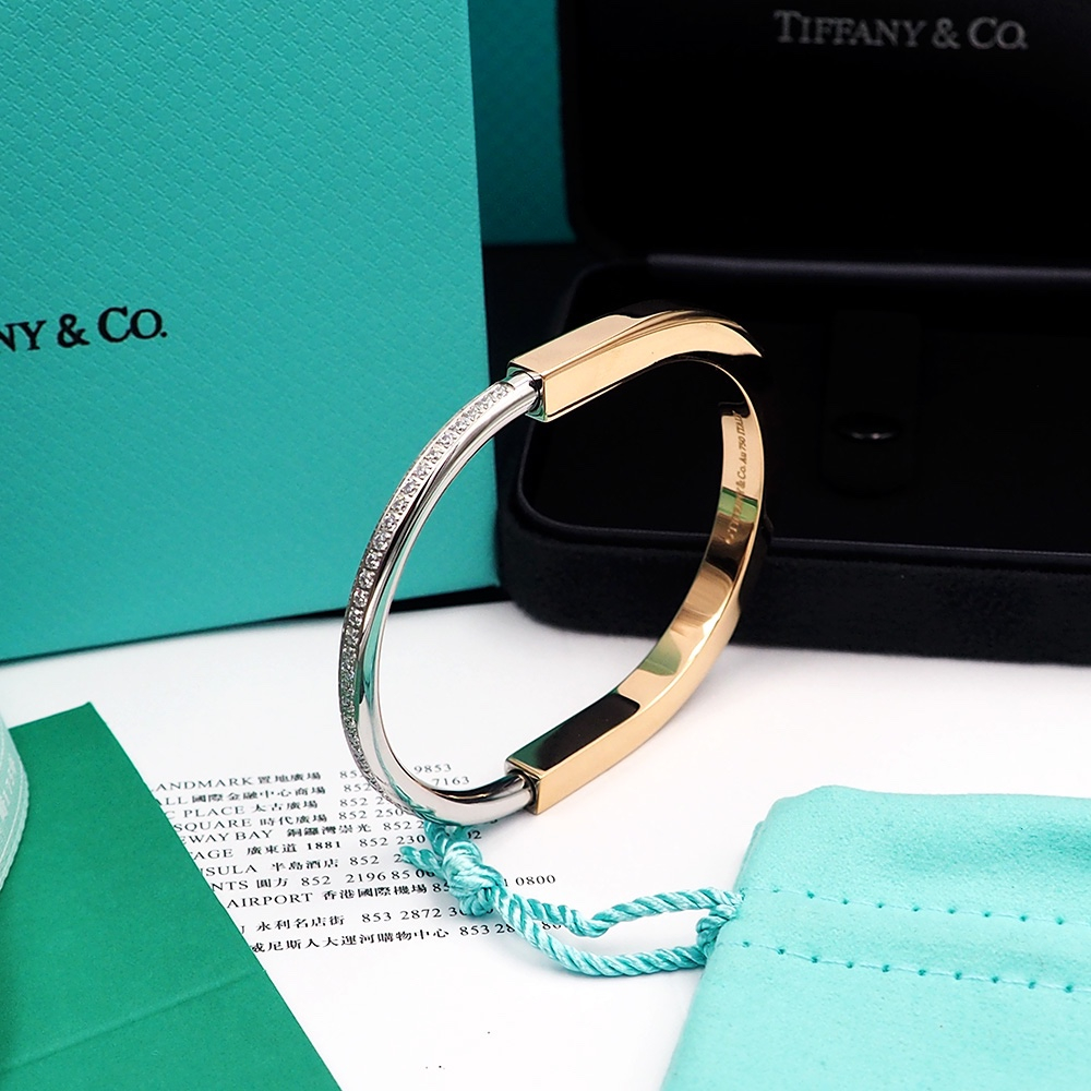 Vòng Tay Mạ Vàng Hồng 18K Đính Kim Cương Nhân Tạo Thời Trang Cho Nữ