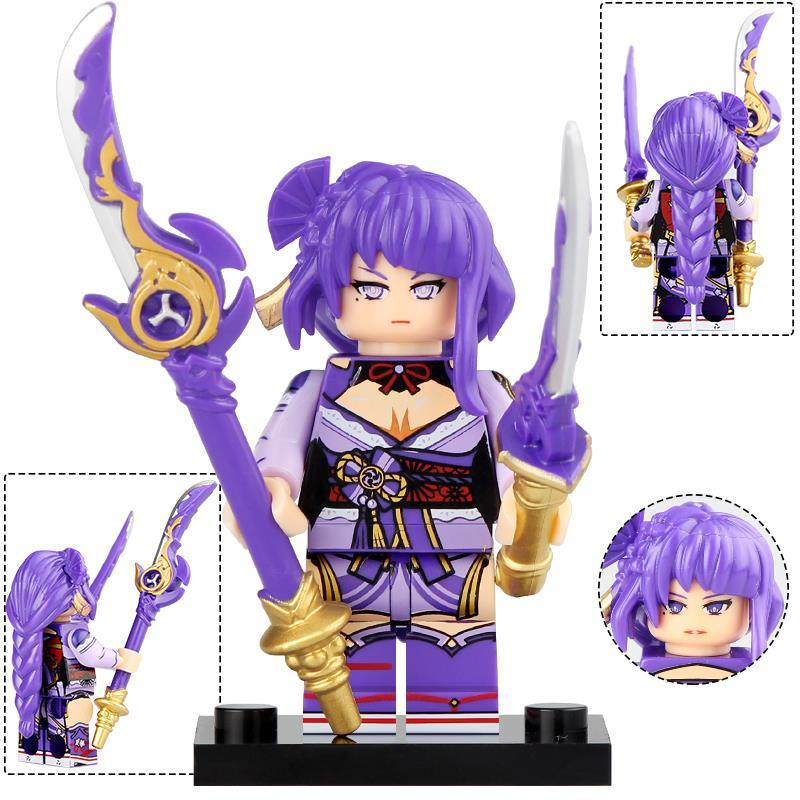Mô Hình Đồ Chơi Mini Genshin Va Chạm Qiqi Shogun Zhongli Hutao