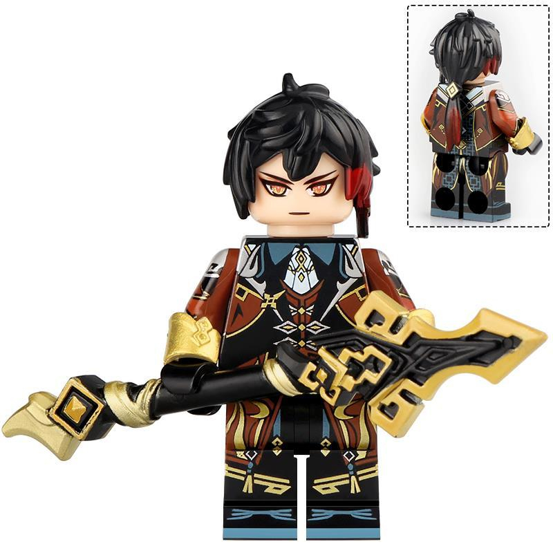 Mô Hình Đồ Chơi Mini Genshin Va Chạm Qiqi Shogun Zhongli Hutao
