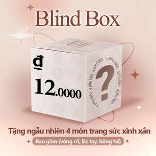 Bộ trang sức 4 món gồm vòng cổ + bông tai + vòng tay + nhẫn thời trang