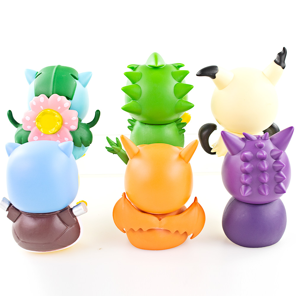 Set 6 Mô Hình Nhân Vật Phim Hoạt Hình Pokemon Đáng Yêu