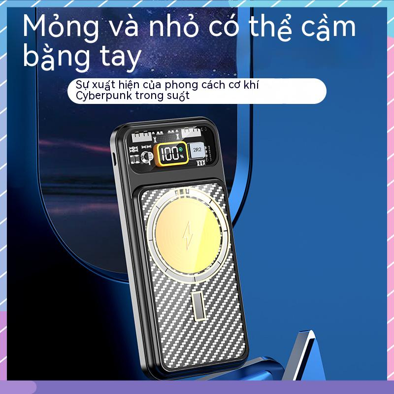 Pin Sạc Dự Phòng Hai Trong Một PD22.5W 10000mAh Có Màn Hình Ký Tự Nhanh Cho Samsung / Xiaomi / oppo / vivo