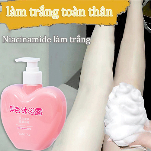 👍🏻Chính Hãng👍🏻 Sữa Tắm Nước Hoa Làm Trắng Da 380ML Hương Thơm Lâu Dài Dưỡng Ẩm Da Sữa Tắm Niacinamide