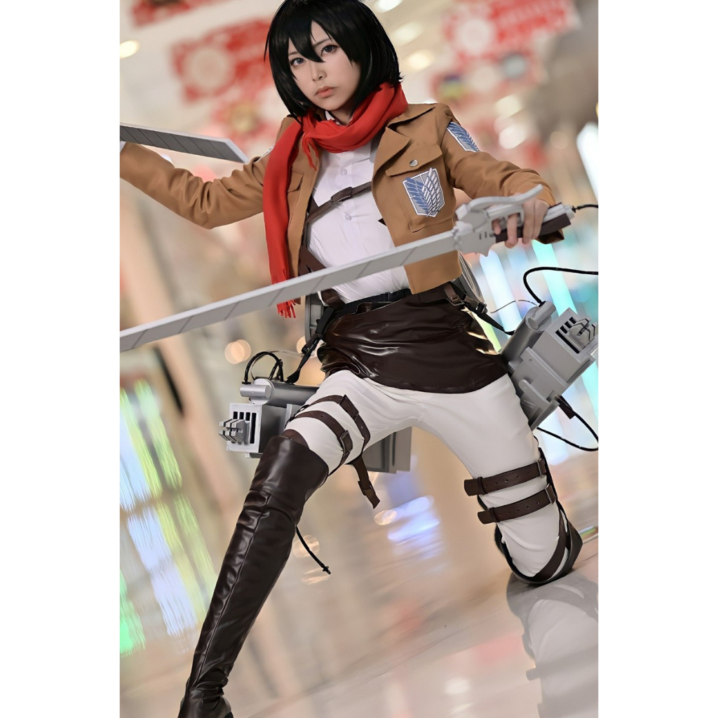 Chân Váy Da Hóa Trang Nhân Vật Trong Phim Attack on Titan