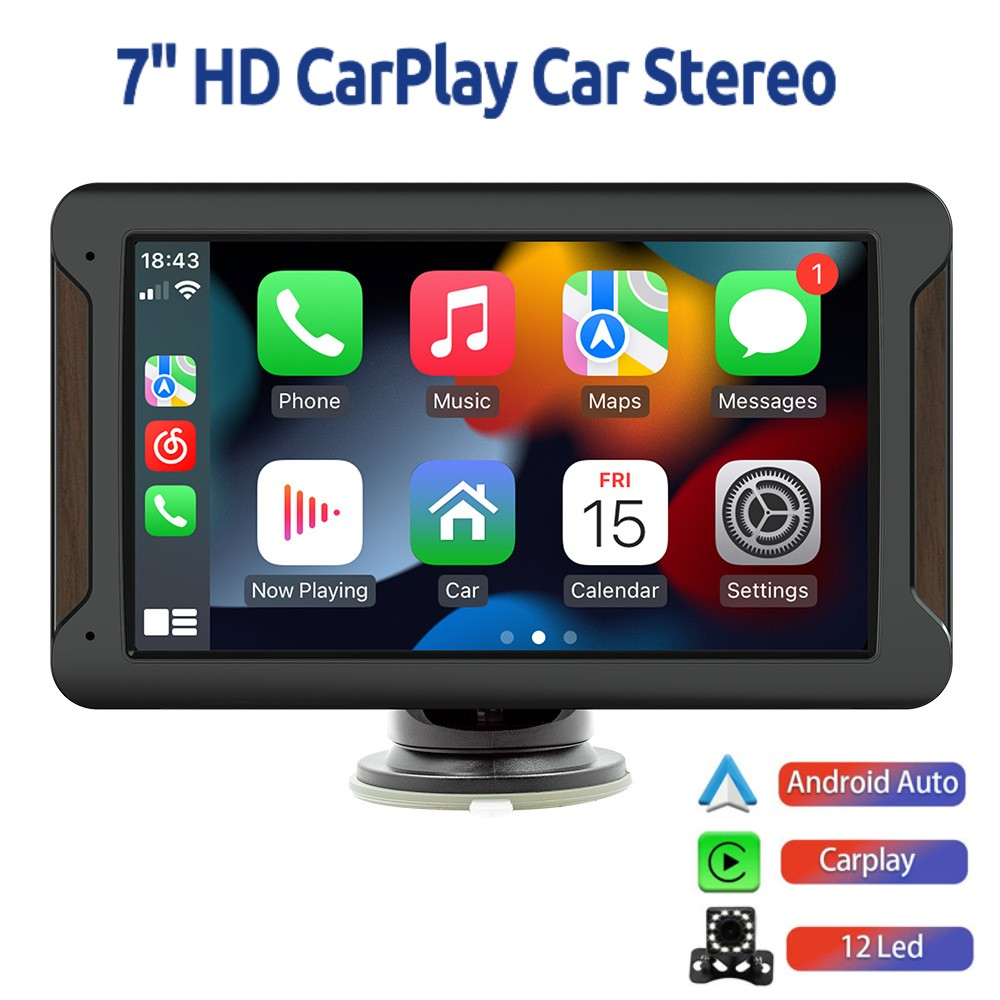 Máy Phát Đa Phương Tiện Không Dây Màn Hình Cảm Ứng 7inch Thông Dụng Cho BMW VW Nissan Benz KIA