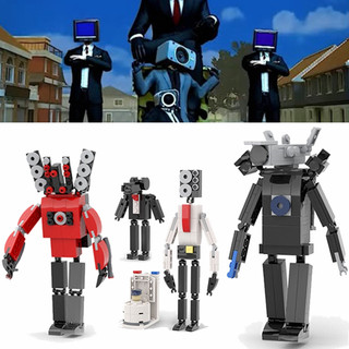 Skibidi toilet Mô Hình Đồ Chơi robot Titan Lắp Ráp Nhà Vệ Sinh