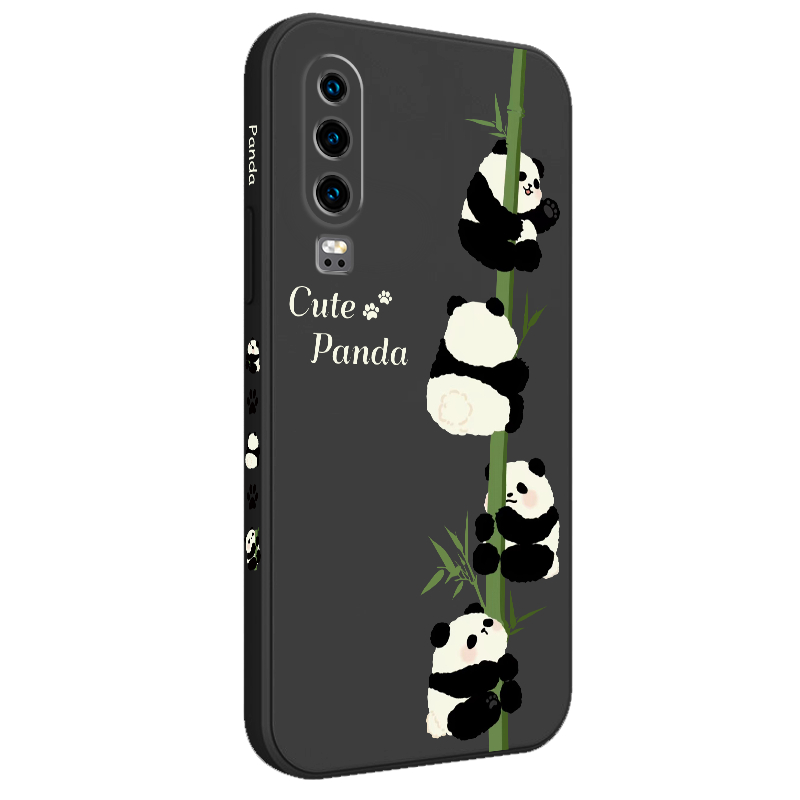 Ốp Điện Thoại Silicon Dẻo Hình Gấu Trúc Leo Núi Cho Huawei P30 P20 Pro Lite Sự Bảo Vệ