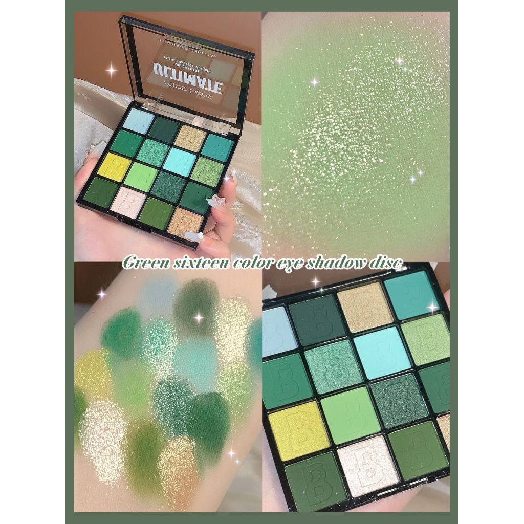 Bảng Phấn Mắt Misslara 16 Màu Tông Nhũ Và Lì Chống Nước Dễ Sử Dụng Cho Học Sinh NO.MS-60