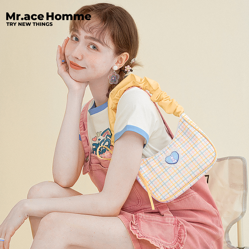 Mr. ace Homme Túi Xách Đeo Một Vai Dạng Thanh Kẹp Hình Thỏ Tình Yêu Mùa Hè Cho Nữ