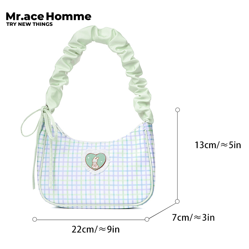 Mr. ace Homme Túi Xách Đeo Một Vai Dạng Thanh Kẹp Hình Thỏ Tình Yêu Mùa Hè Cho Nữ