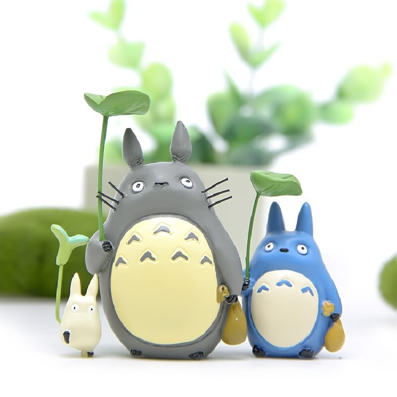 1 Mô Hình Nhân Vật Hayao Miyazaki Anime My Neighbor Totoro 3-6.5cm Bằng PVC