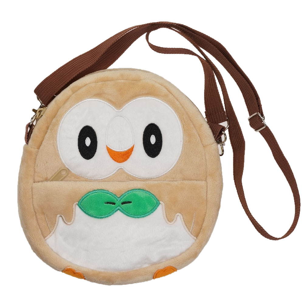 Balo Đi Học Hình Pokemon Lucario Rowlet Nhồi Bông 25cm Sức Chứa Lớn Cho Bé