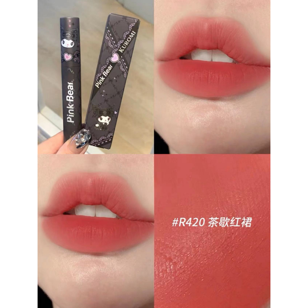 Pinkbear Son Môi Kuromi Phiên Bản Giới Hạn Màu Hồng Cho Nữ