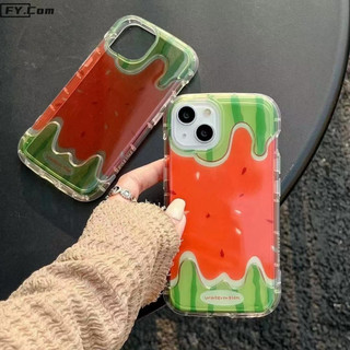 Ốp Điện Thoại Silicon Mềm Chống Sốc Hình Dưa Hấu 3D Cho iPhone 14 14 Pro 13 12 11 Pro 7 + 8 + se2 x xs xr