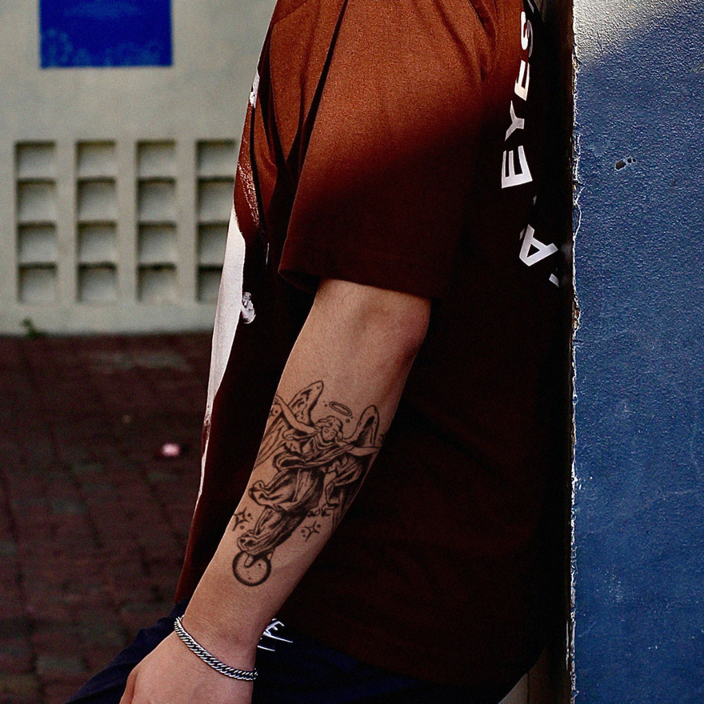 Hình Xăm Dán Tạm Thời Chống Nước Chống Ma Sát Lâu Trôi 1-2 Tuần Hình Anime