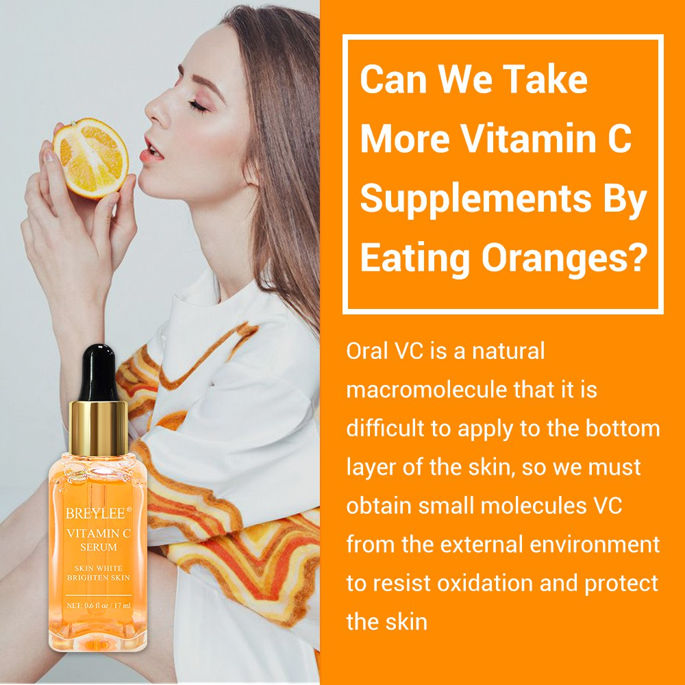 Tinh Chất Vitamin C Breylee Dưỡng Ẩm Làm Mờ Vết Thâm Chống Lão Hóa Chăm Sóc Làn Da 17ml