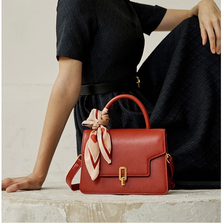 Túi Xách Đeo Vai HE103 Màu Đỏ Thời Trang Cho Nữ