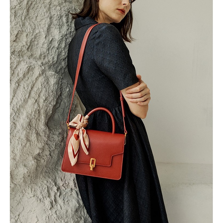 Túi Xách Đeo Vai HE103 Màu Đỏ Thời Trang Cho Nữ